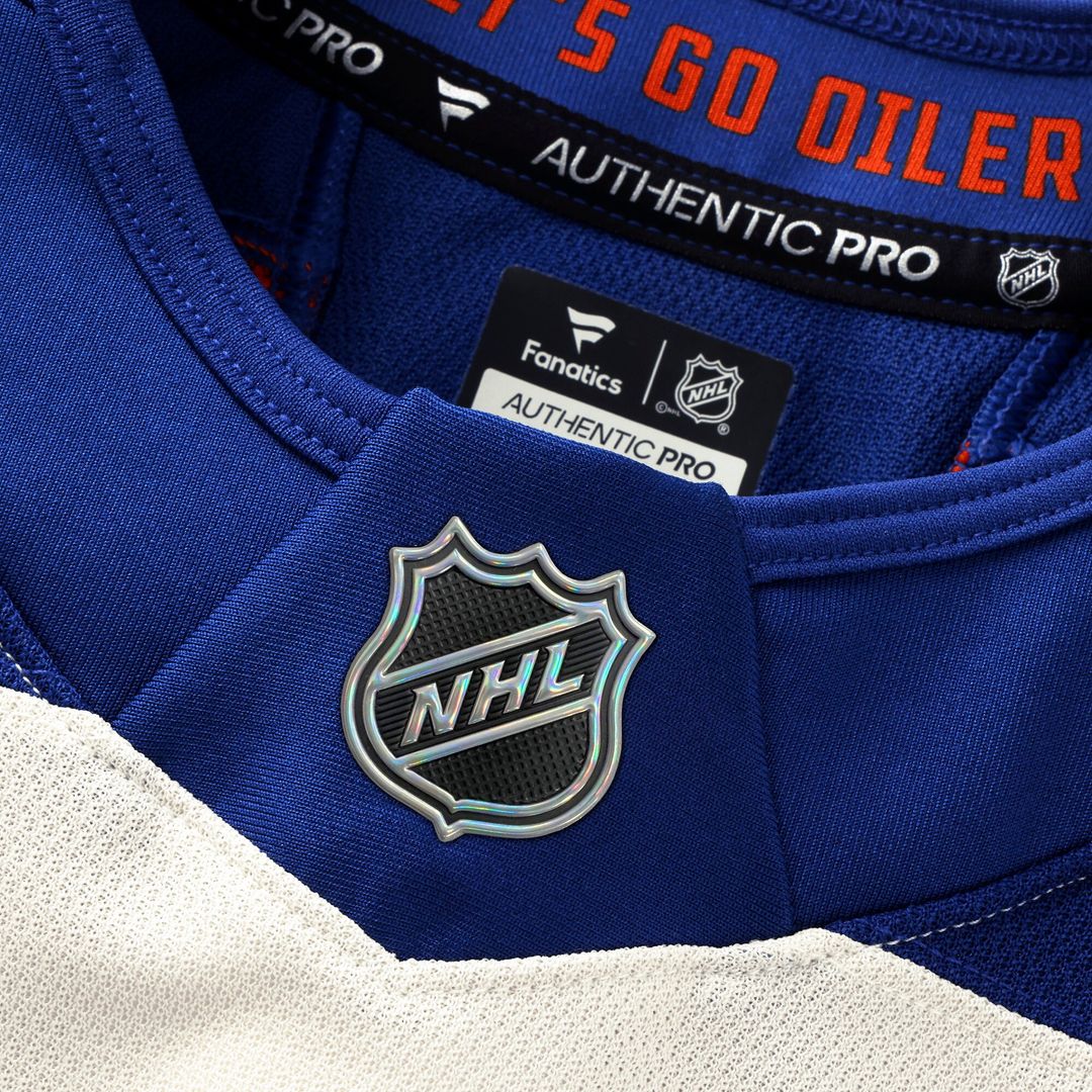 Edmonton Oilers Fanatics Home Authentic Pro Jersey - Royal