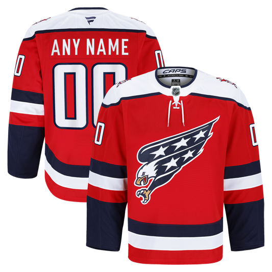 Washington Capitals Fanatics Alternate Authentic Pro Custom Jersey - Red