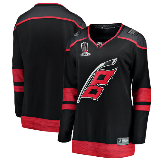 Carolina Hurricanes Fanatics Women's 2026 Stanley Cup Champions Home Breakaway Jersey - Black