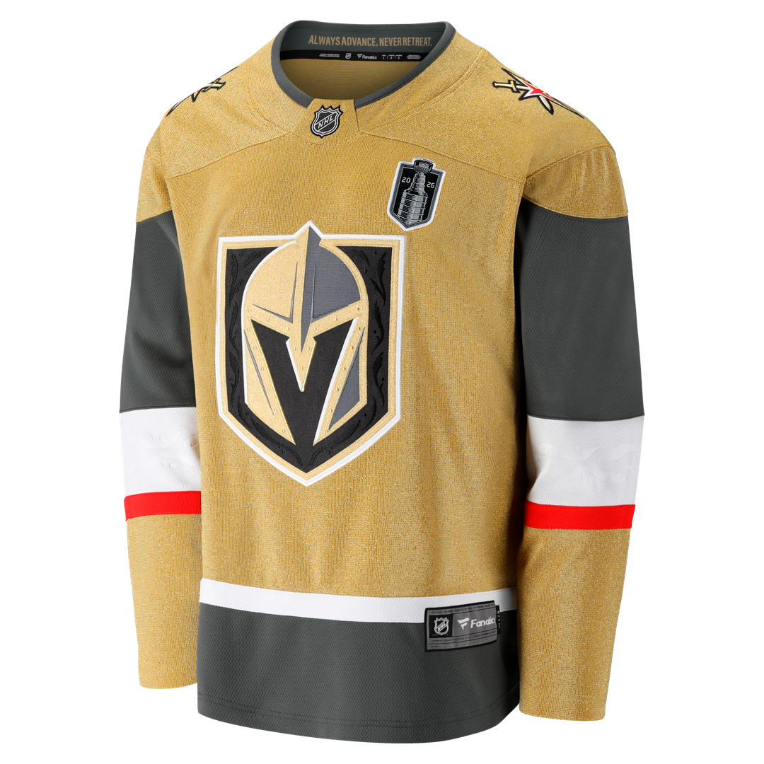 Vegas Golden Knights Fanatics 2026 Stanley Cup Final Breakaway Jersey - Gold