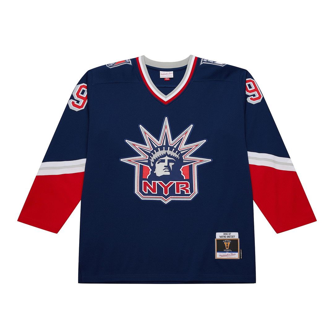 Wayne Gretzky New York Rangers Mitchell & Ness Youth 1996/97 Power Play Player Jersey