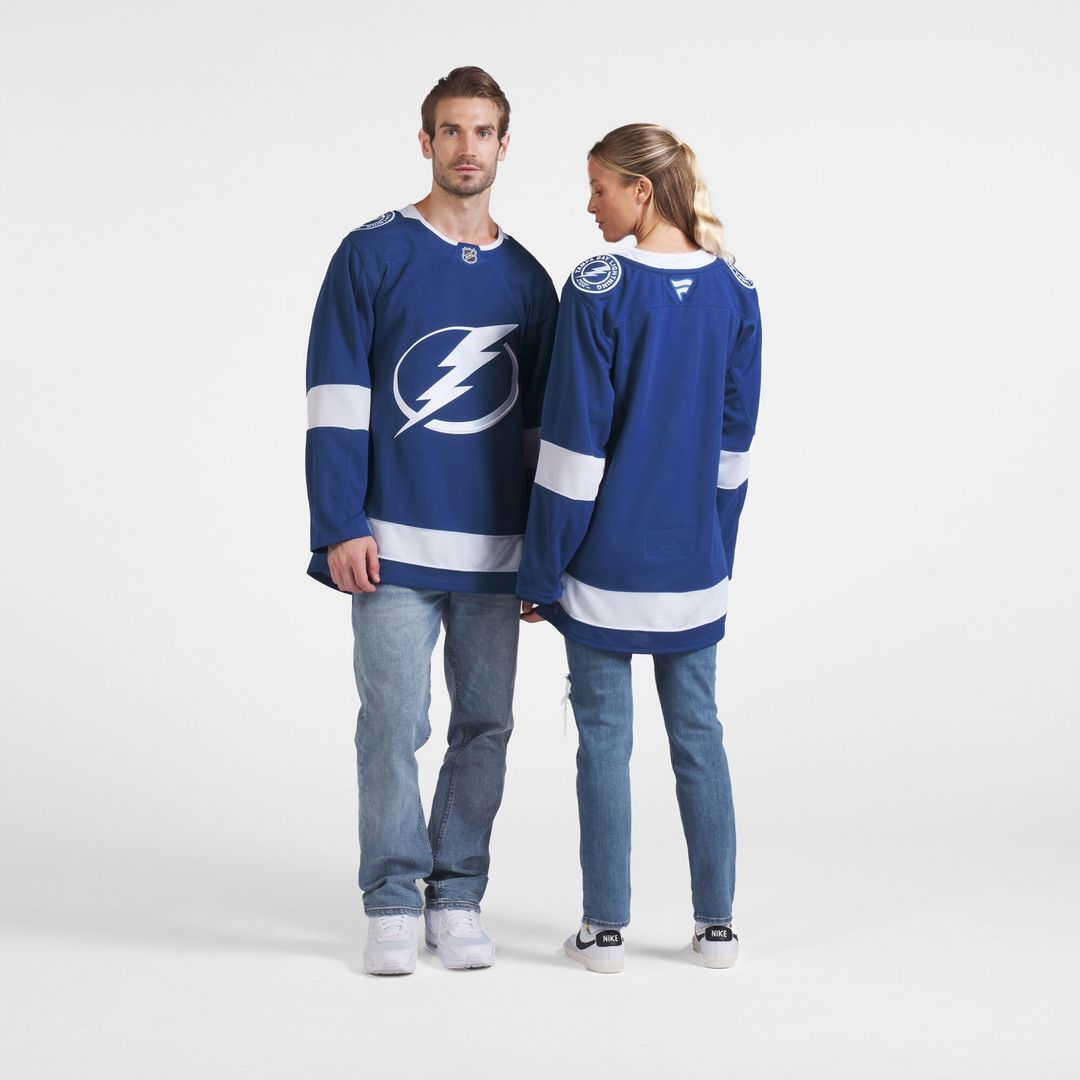 Tampa Bay Lightning Fanatics Home Premium Jersey - Blue