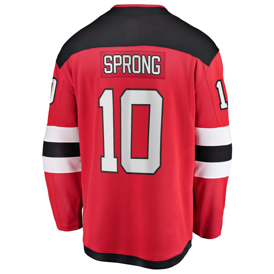 Daniel Sprong New Jersey Devils Fanatics Home Breakaway Jersey - Red