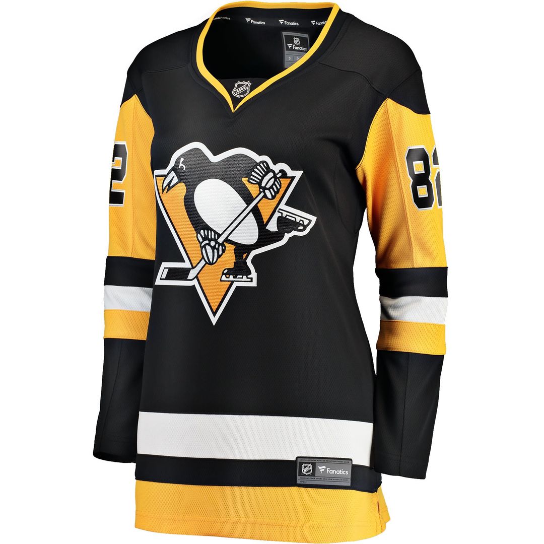Caleb Jones Pittsburgh Penguins Fanatics Women's Home Breakaway Jersey - Black