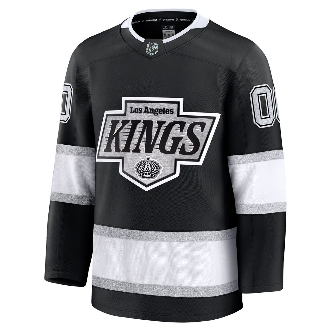 Los Angeles Kings Fanatics Home Premium Custom Jersey - Black