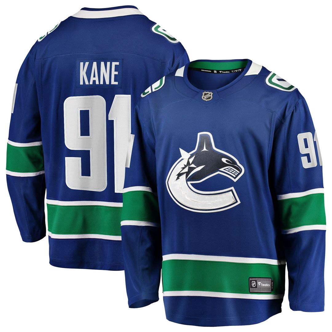 Evander Kane Vancouver Canucks Fanatics Home Breakaway Jersey - Blue