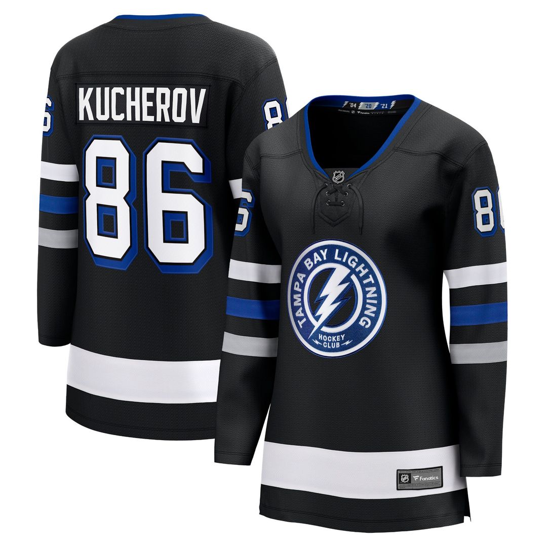 Nikita Kucherov Tampa Bay Lightning Fanatics Women's Breakaway Jersey - Black