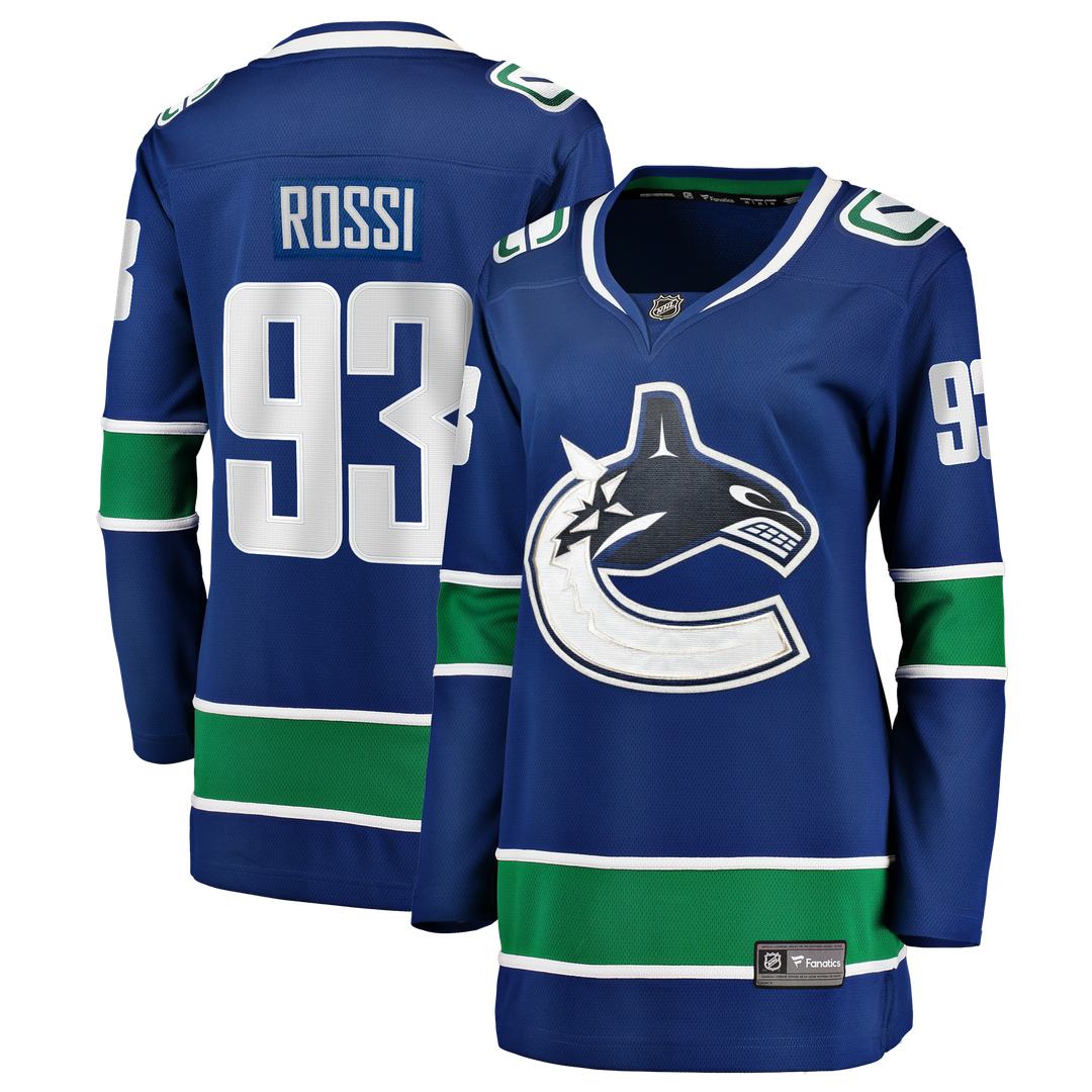 Marco Rossi Vancouver Canucks Fanatics Women's Home Breakaway Player Jersey - Blue