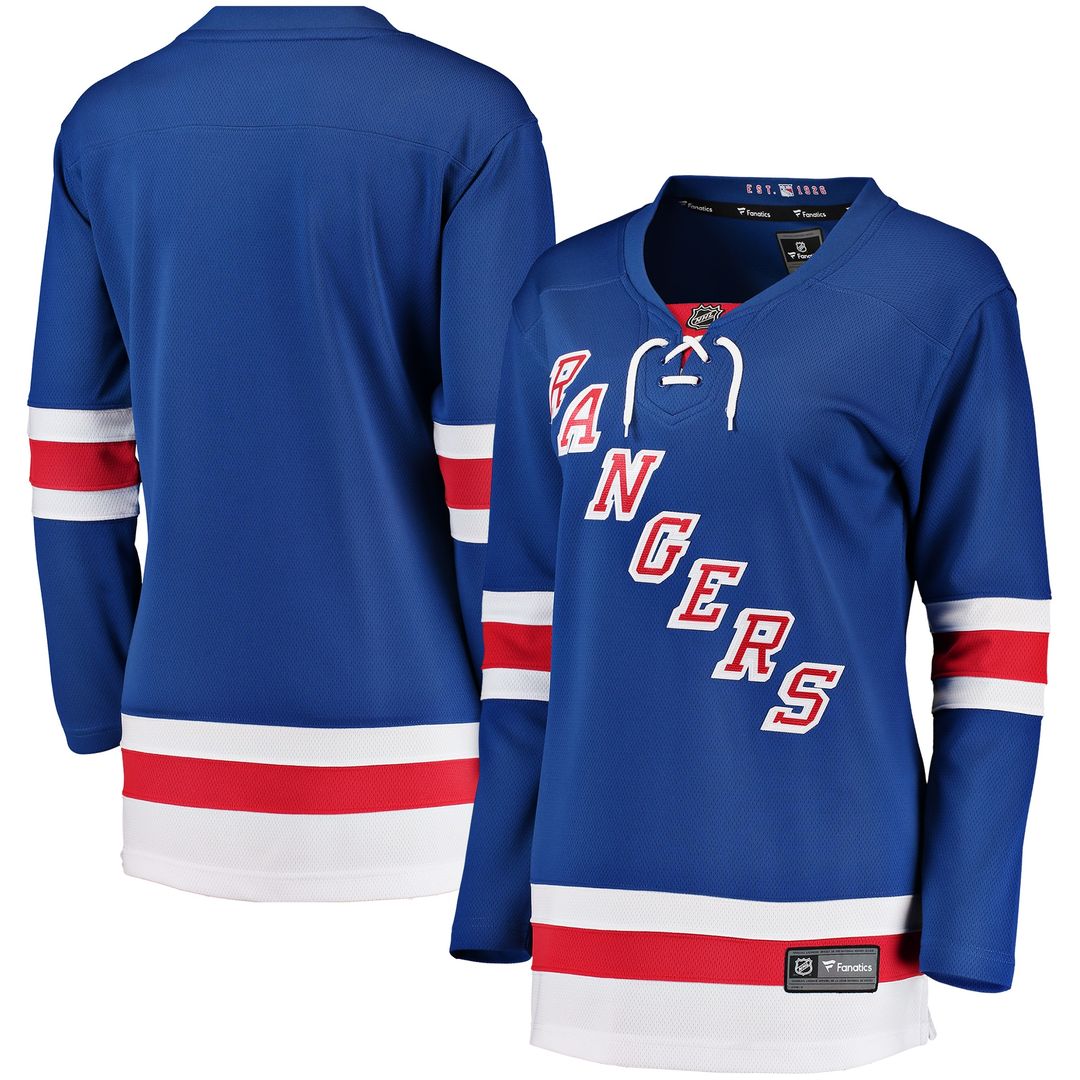 New York Rangers Fanatics Women's Home Breakaway Jersey - Blue