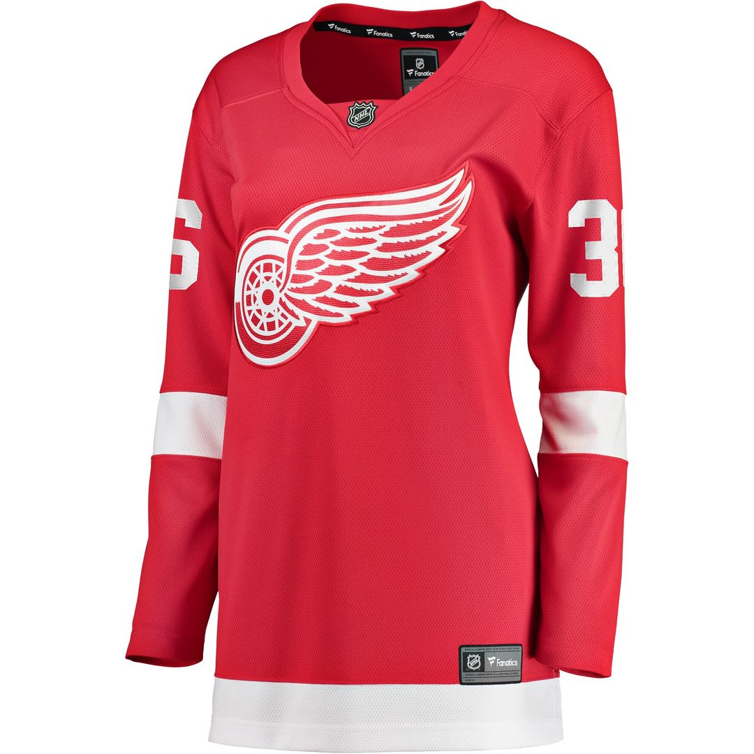 Christian Fischer Detroit Red Wings Fanatics Women's Home Breakaway Player Jersey - Red