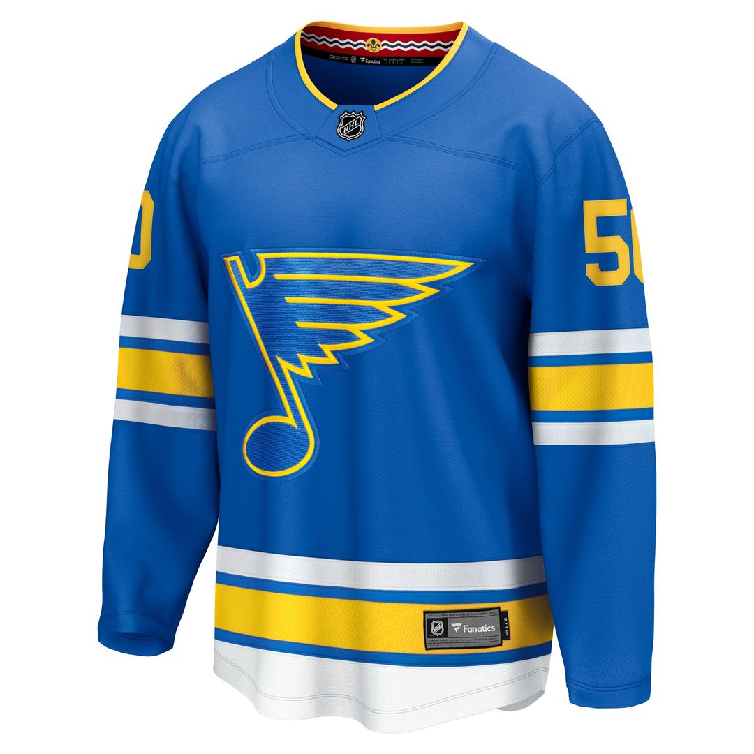 Jordan Binnington St. Louis Blues Fanatics Home Breakaway Player Jersey - Blue