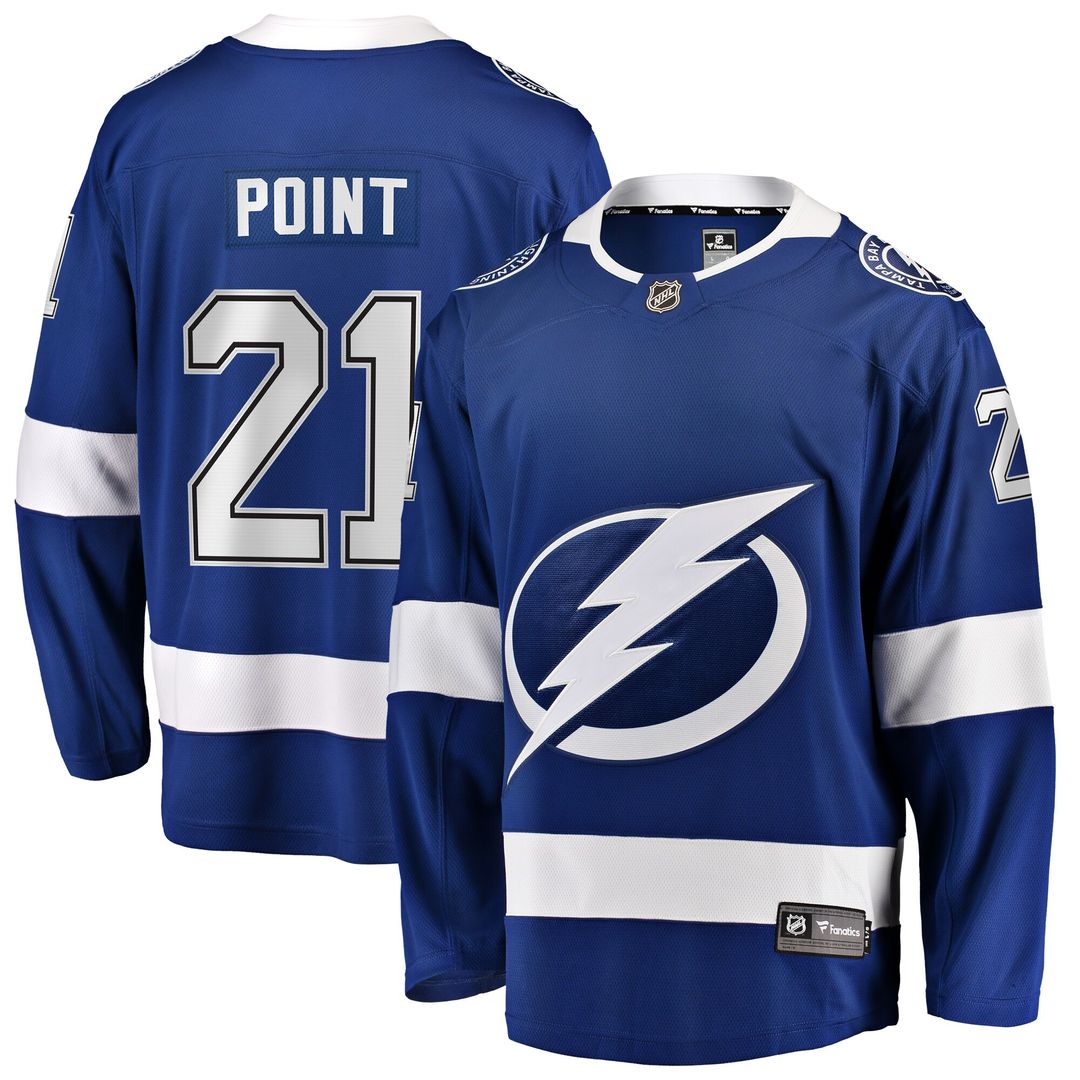 Brayden Point Tampa Bay Lightning Fanatics Breakaway Jersey - Blue