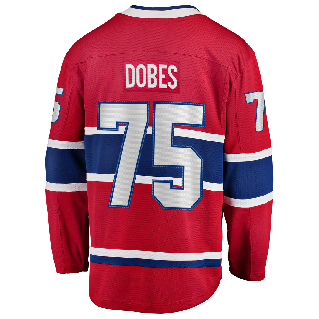 Jakub Dobes Montreal Canadiens Fanatics Home Breakaway Jersey - Red