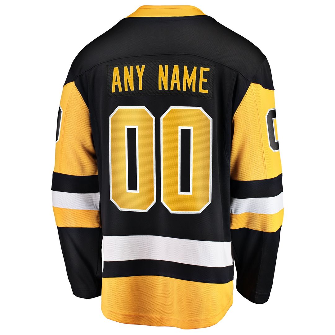Pittsburgh Penguins Fanatics Away Breakaway Custom Jersey - White