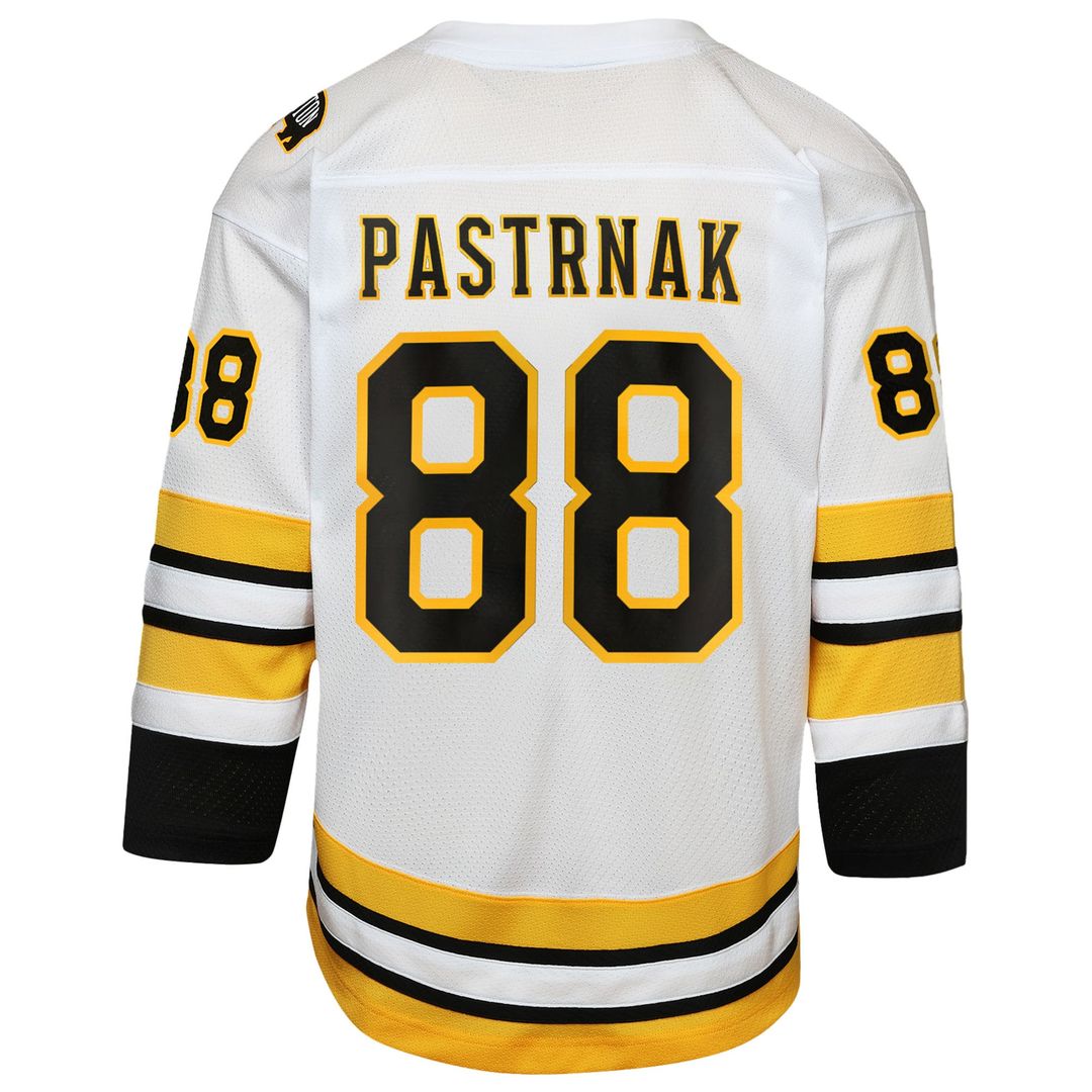 David Pastrnak Boston Bruins Youth Home Player Replica Jersey - White
