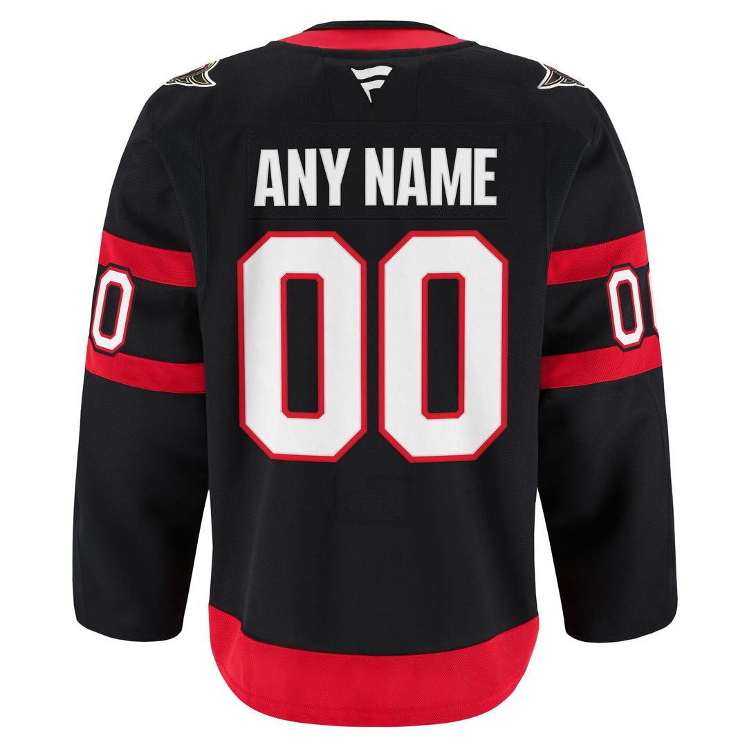 Ottawa Senators Fanatics Home Authentic Pro Custom Jersey - Black