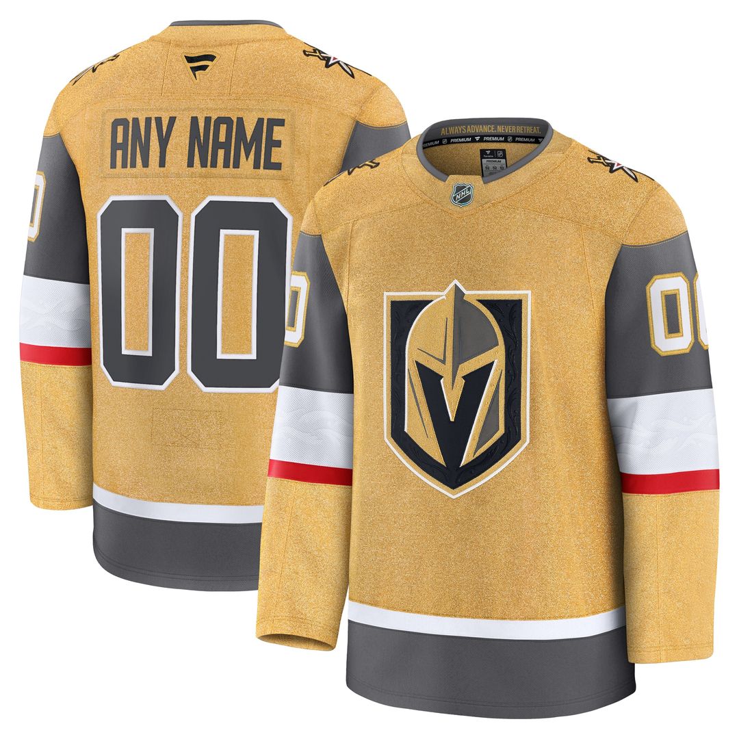 Vegas Golden Knights Fanatics Away Premium Custom Jersey - White