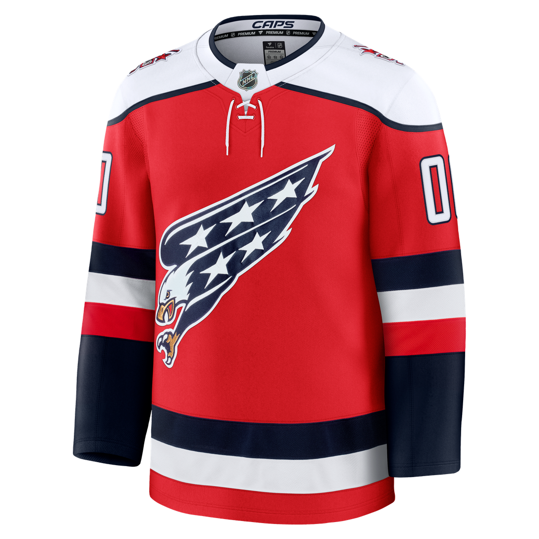 Washington Capitals Fanatics Alternate Premium Custom Jersey - Red