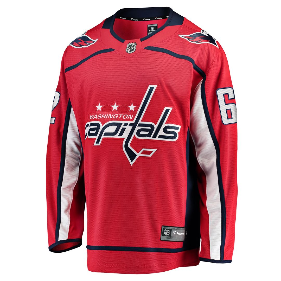 Ilya Protas Washington Capitals Fanatics Home Breakaway Jersey - Red