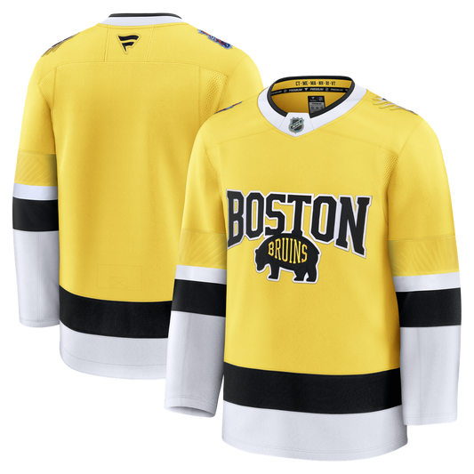 Boston Bruins Fanatics 2026 NHL Stadium Series Premium Custom Jersey - Gold