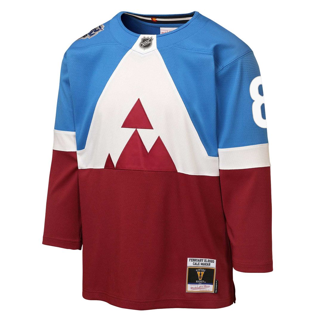 Cale Makar Colorado Avalanche Mitchell & Ness Youth 2020 Stadium Series Power Play Jersey - Blue/Burgundy
