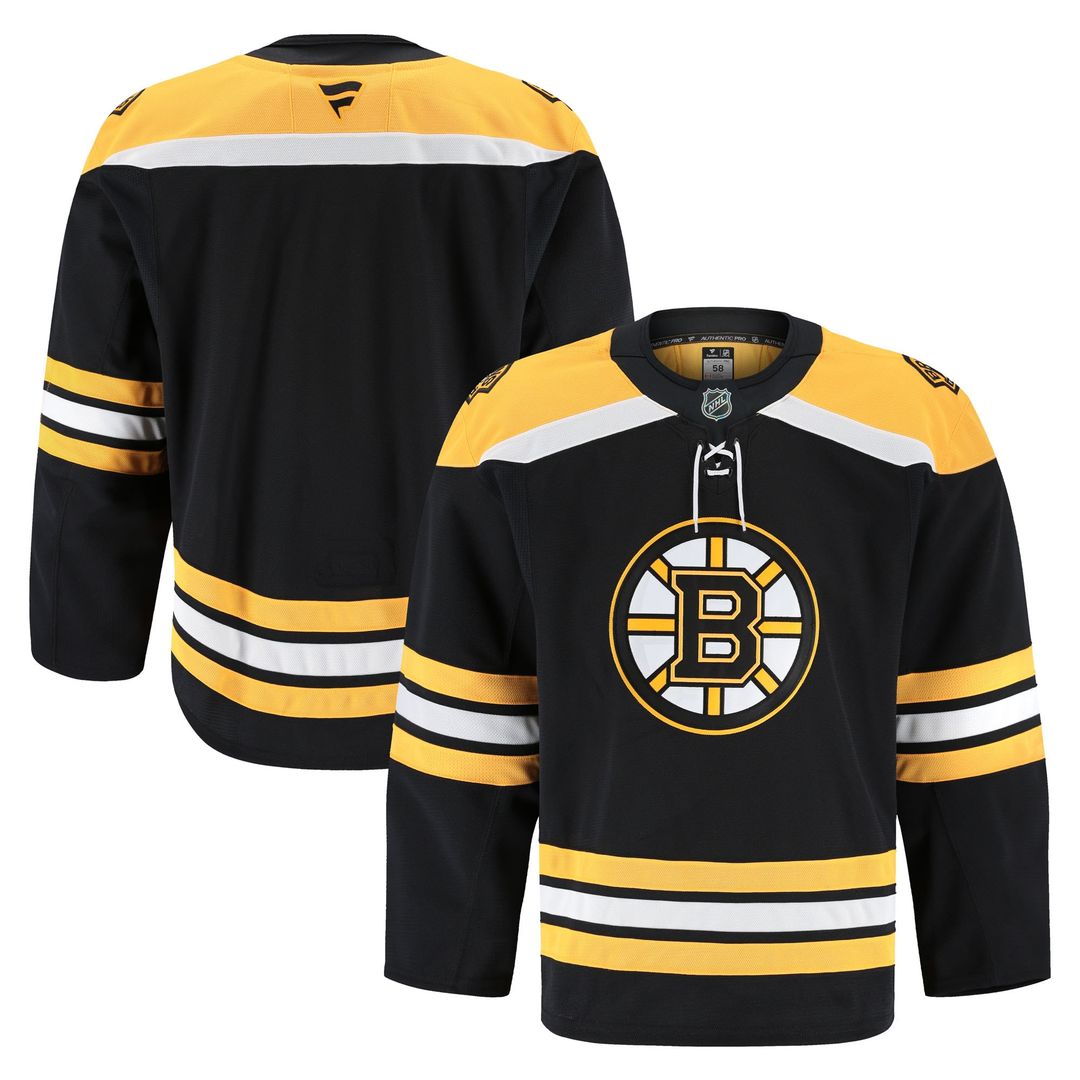 Boston Bruins Fanatics Away Authentic Pro Jersey - White