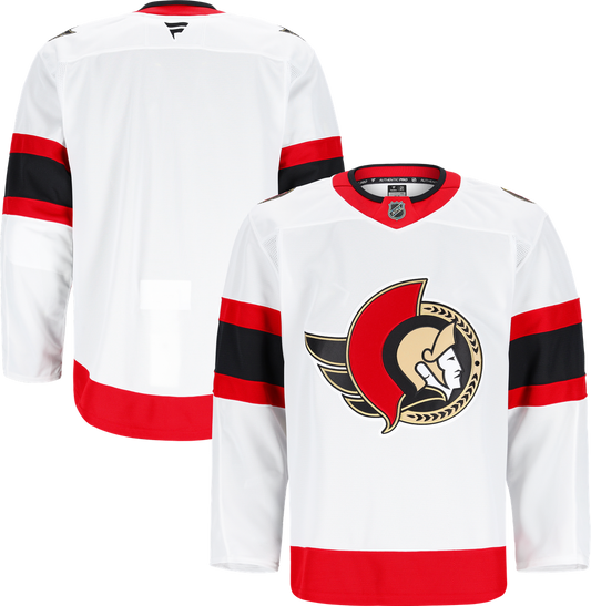 Ottawa Senators Fanatics Away Authentic Pro Jersey - White