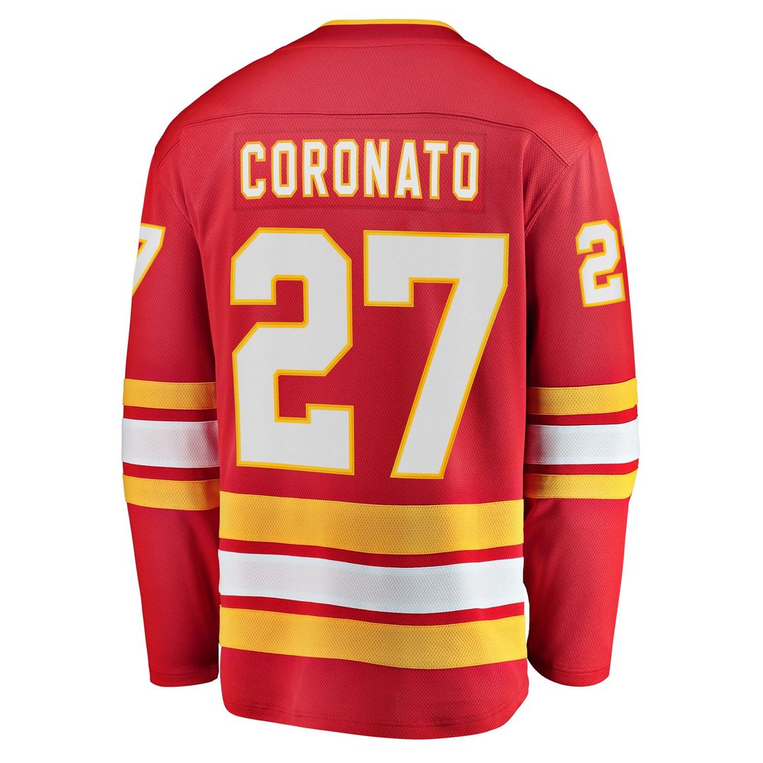 Matt Coronato Calgary Flames Fanatics Home Breakaway Jersey - Red