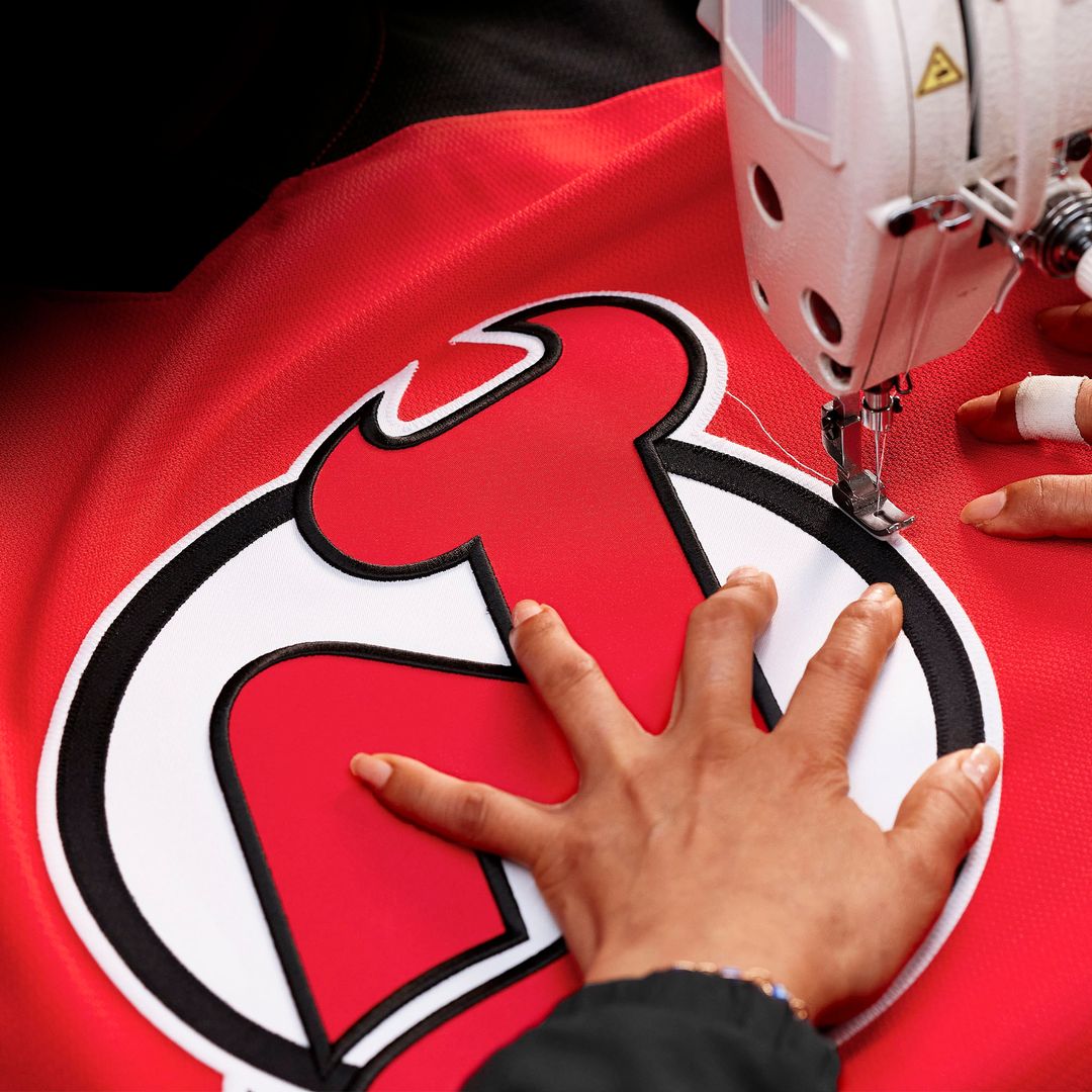 New Jersey Devils Fanatics Home Authentic Pro Custom Jersey - Red