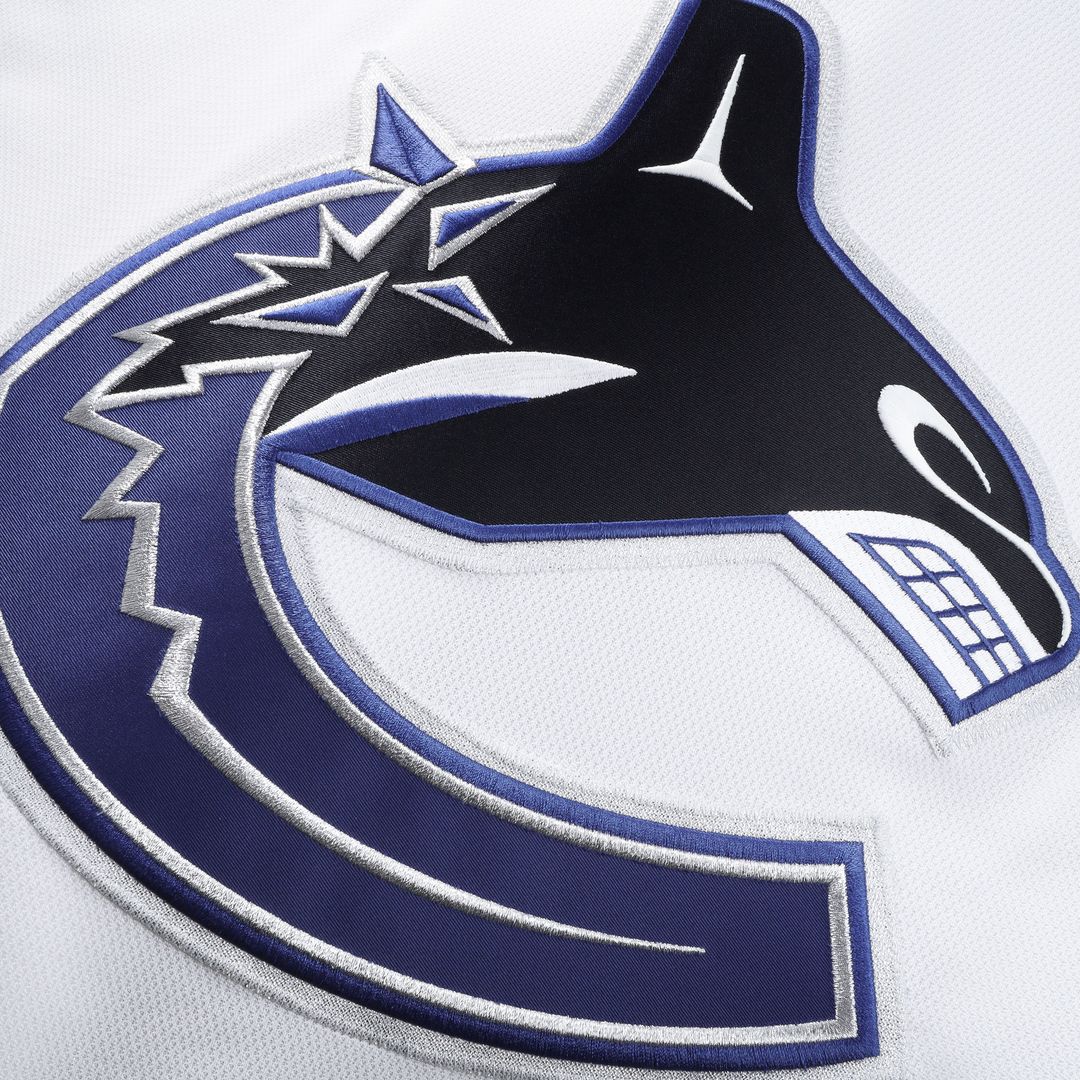 Vancouver Canucks Fanatics Away Authentic Pro Jersey - White