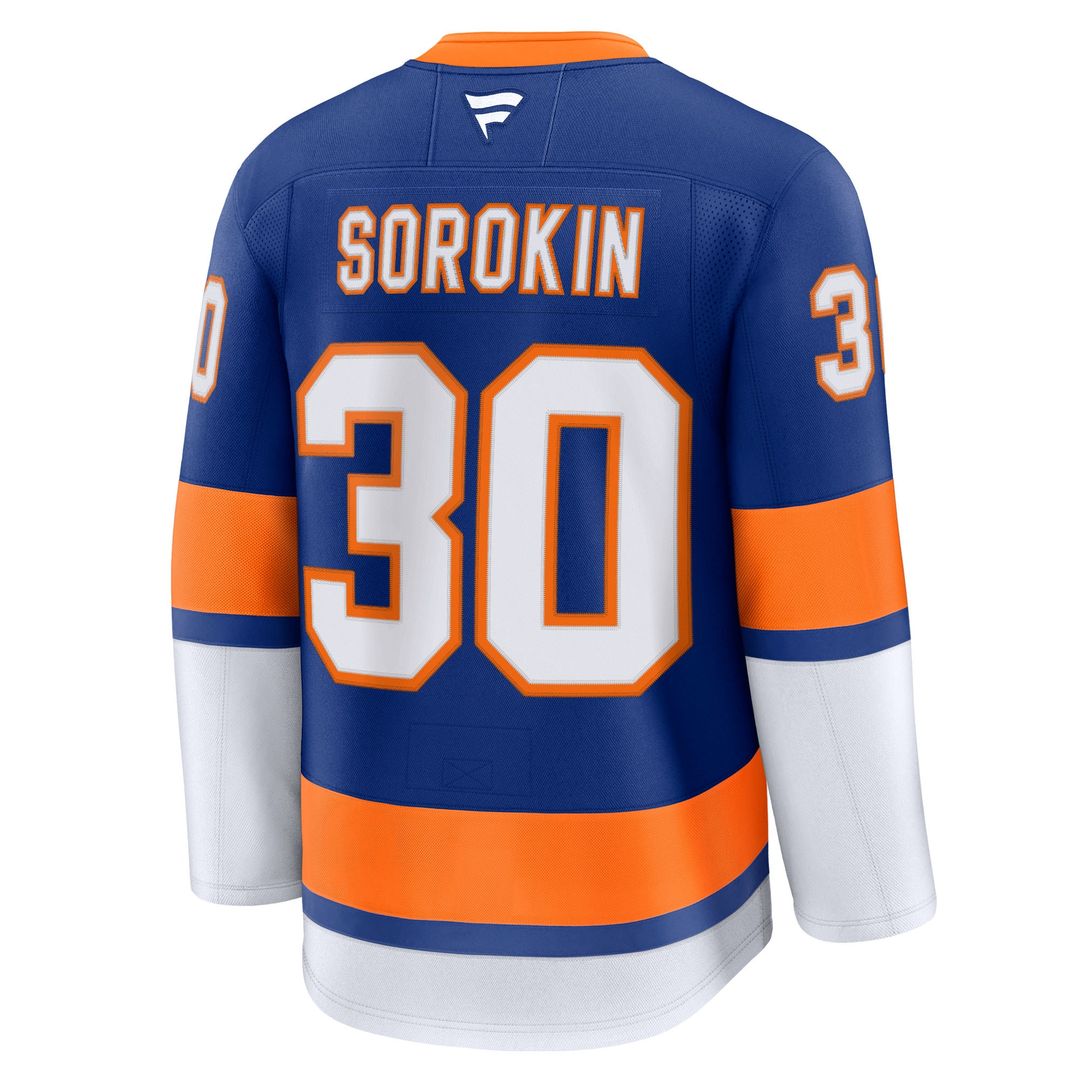 Ilya Sorokin New York Islanders Fanatics Home Premium Jersey - Royal