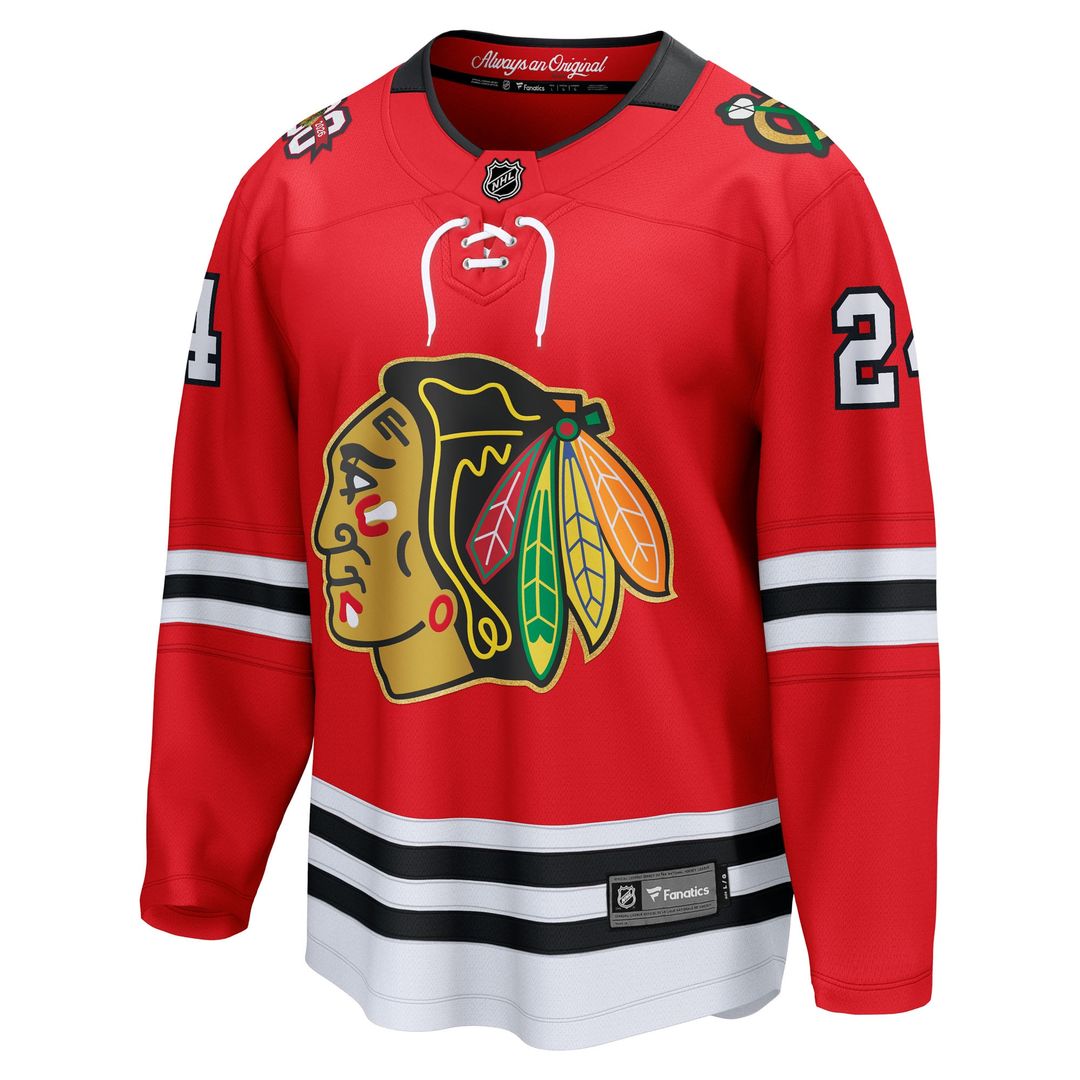 Sam Lafferty Chicago Blackhawks Fanatics Centennial Breakaway Player Jersey - Red