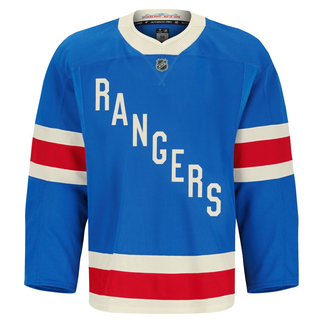 New York Rangers Fanatics Home Authentic Pro Jersey - Royal