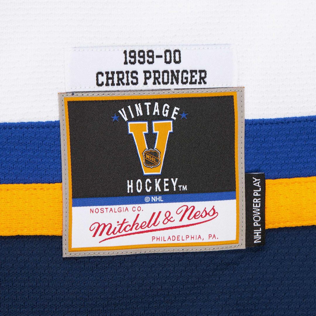 Chris Pronger St. Louis Blues 1999-00 Power Play Jersey - White