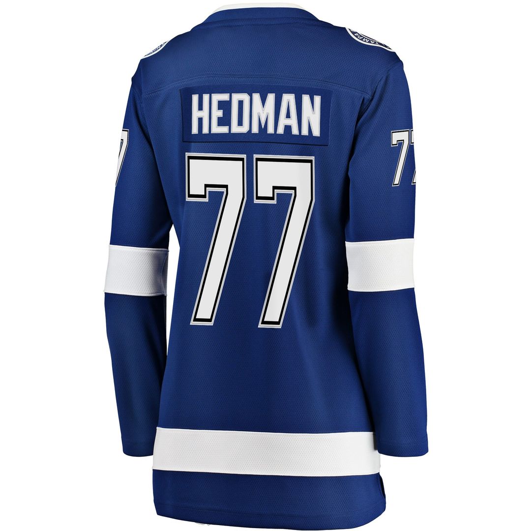 Victor Hedman Tampa Bay Lightning Fanatics Women's Home Breakaway Jersey - Blue