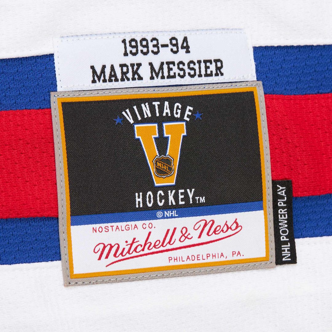 Mark Messier New York Rangers 1993-94 Power Play Jersey - Royal