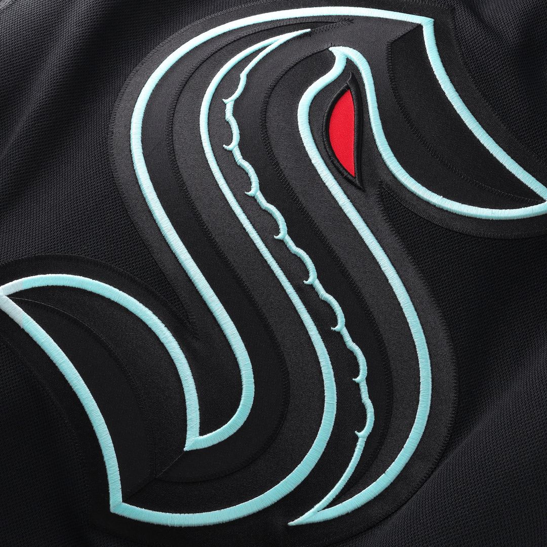 Philipp Grubauer Seattle Kraken Fanatics Alternate Premium Player Jersey - Black