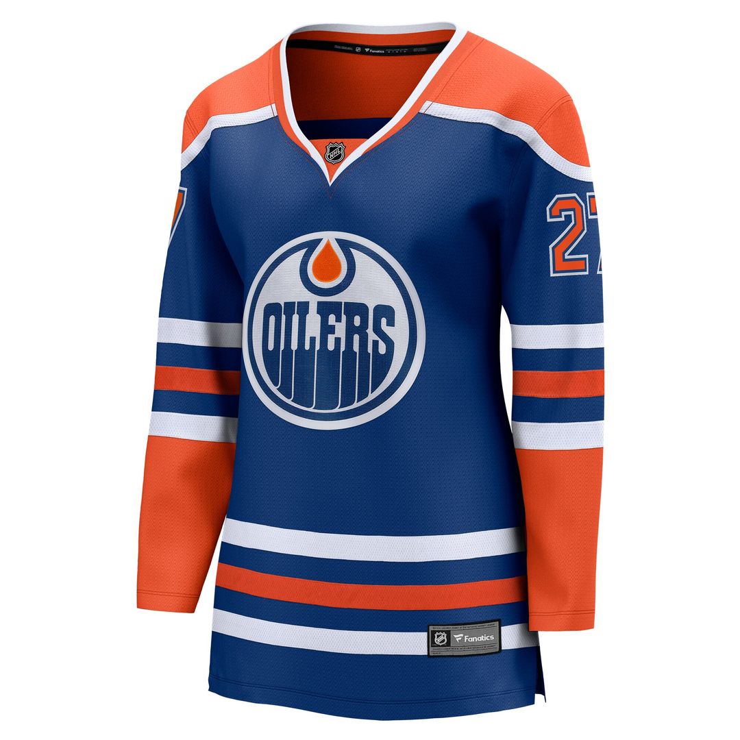 Brett Kulak Edmonton Oilers Fanatics Women's Home Breakaway Player Jersey - Royal