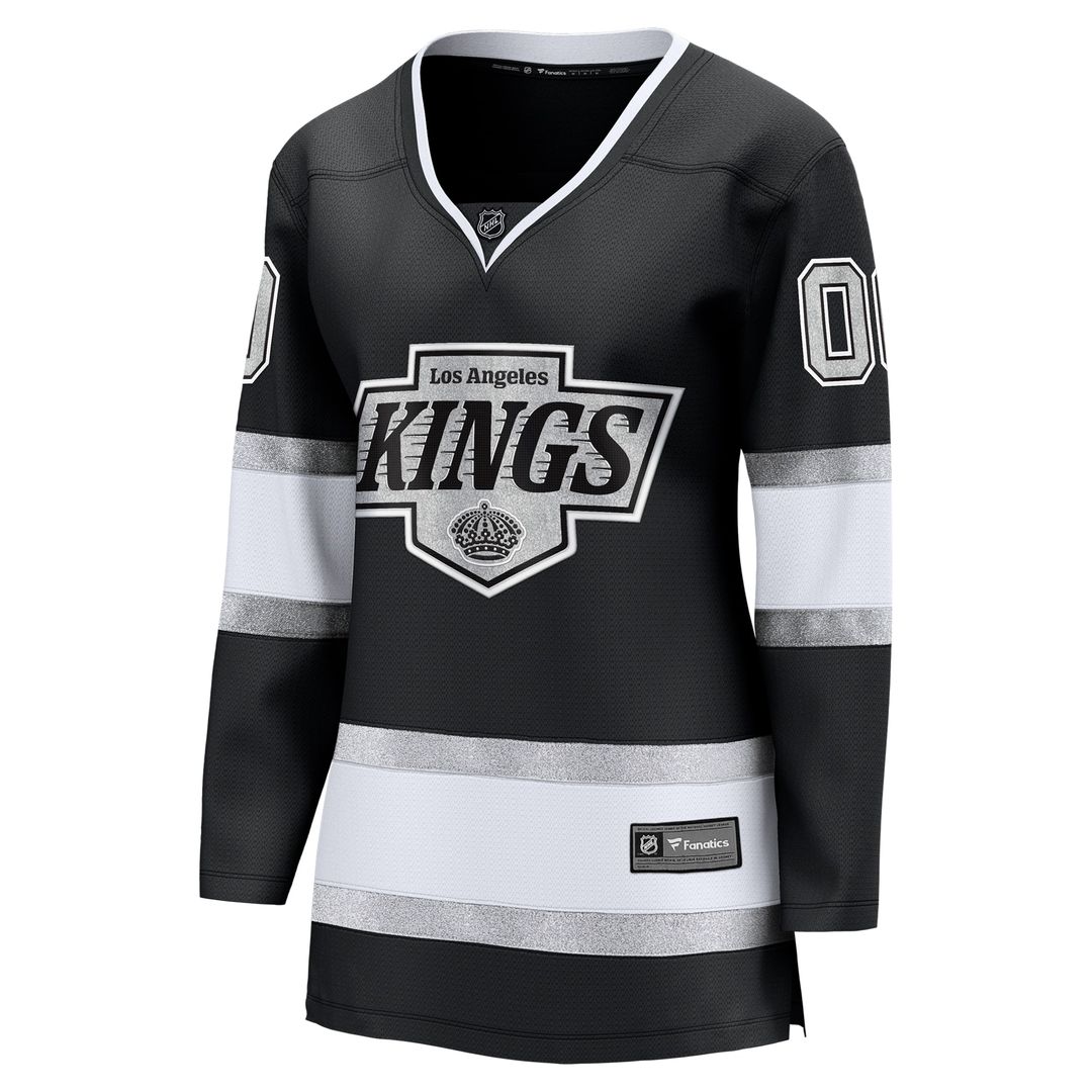 Los Angeles Kings Fanatics Women's Home Breakaway Custom Jersey - Black