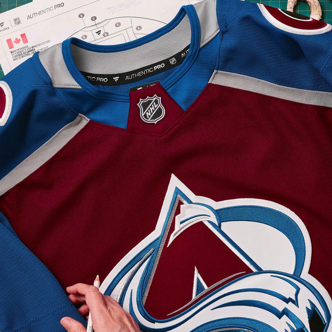 Colorado Avalanche Fanatics Home Authentic Pro Jersey - Burgundy