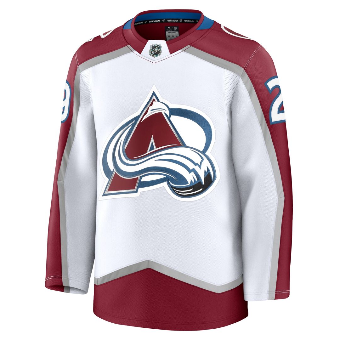 Nathan MacKinnon Colorado Avalanche Fanatics Home Premium Jersey - Burgundy