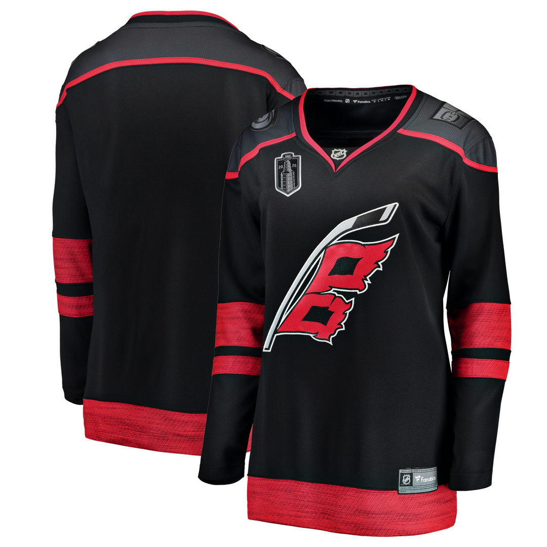 Carolina Hurricanes Fanatics Women's 2026 Stanley Cup Final Home Breakaway Jersey - Black