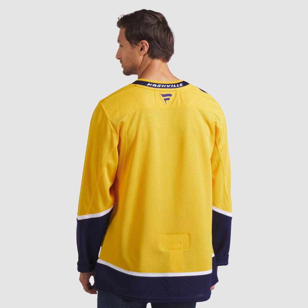 Nashville Predators Fanatics Home Premium Jersey - Yellow