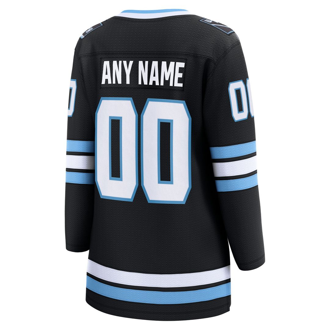 Utah Mammoth Fanatics Women's Home Breakaway Custom Jersey - Black