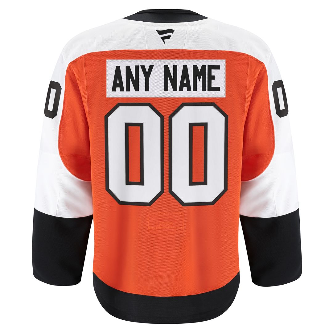Philadelphia Flyers Fanatics Home Authentic Pro Custom Jersey - Orange