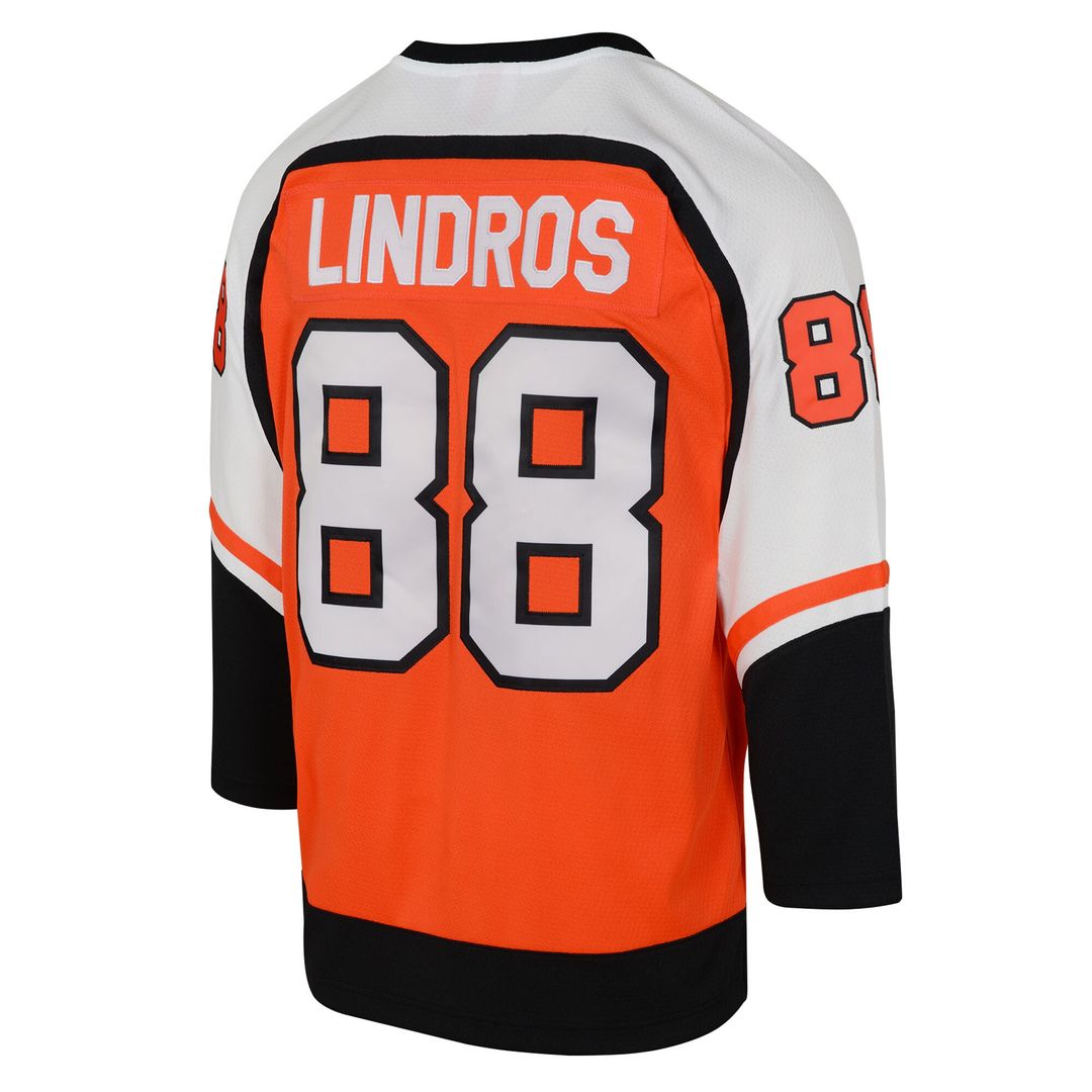 Eric Lindros Philadelphia Flyers Mitchell & Ness Youth 1996/97 Power Play 2.0 Player Jersey with Captain Patch - Orange