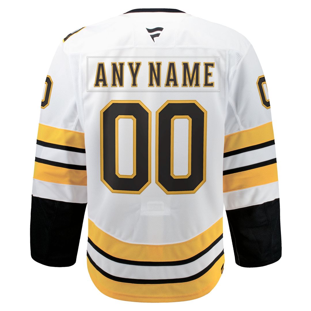 Boston Bruins Fanatics Home Authentic Pro Custom Jersey - Black
