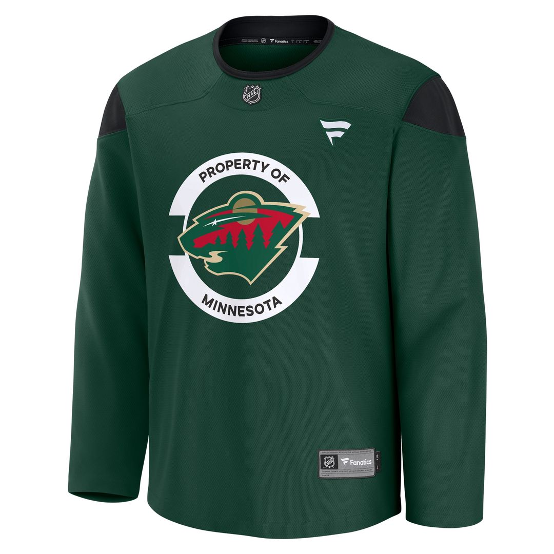 Minnesota Wild Fanatics Practice Jersey - Green