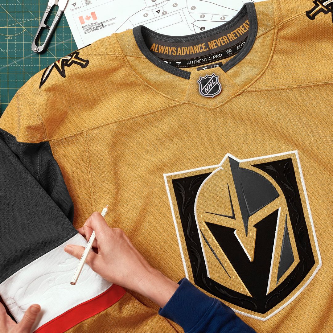 Vegas Golden Knights Fanatics Home Authentic Pro Custom Jersey - Gold