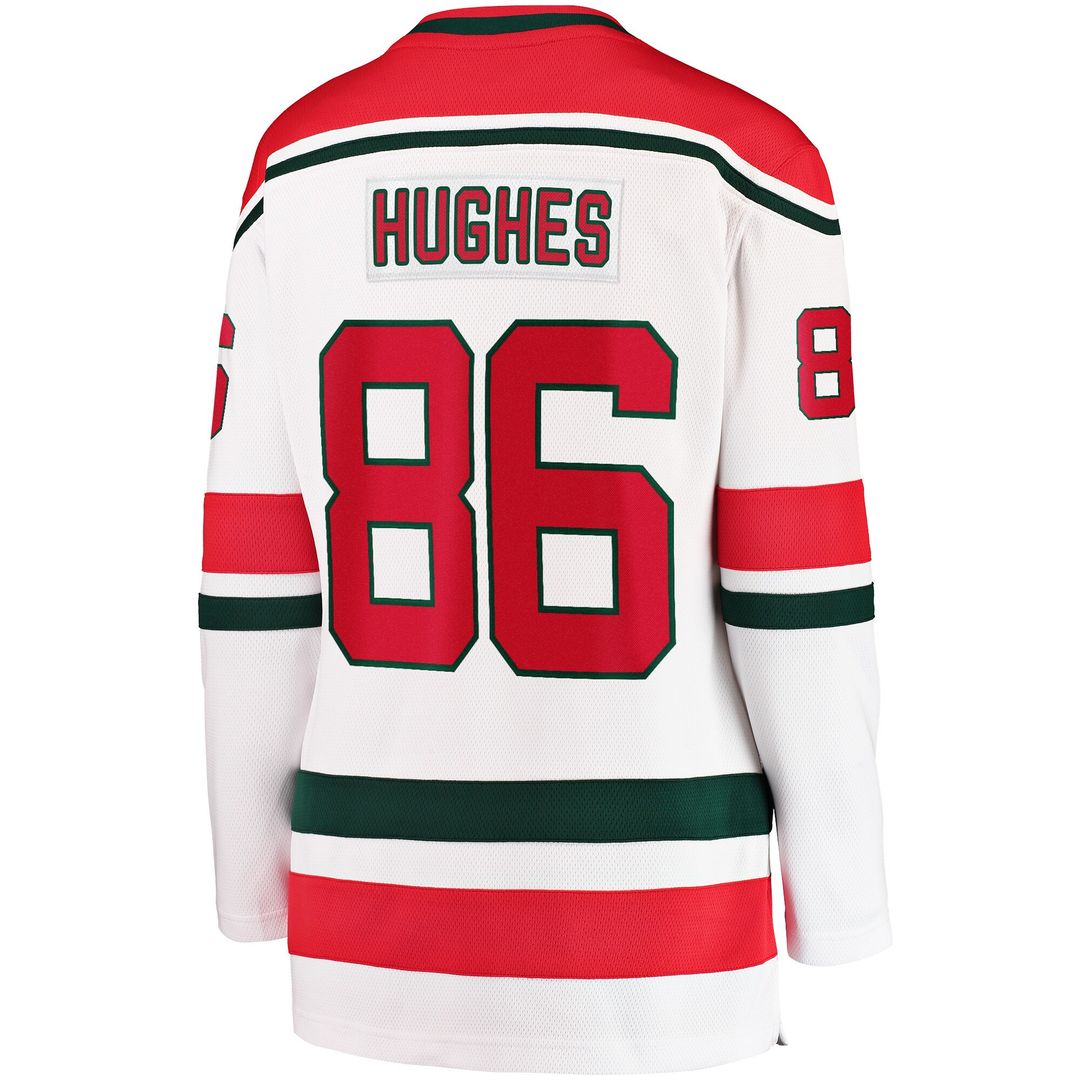 Jack Hughes New Jersey Devils Fanatics Women's Alternate Breakaway Jersey - White